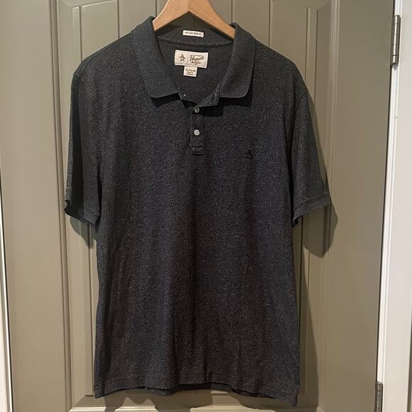 Original Penguin Charcoal Polo Shirt - Picture 1 of 5